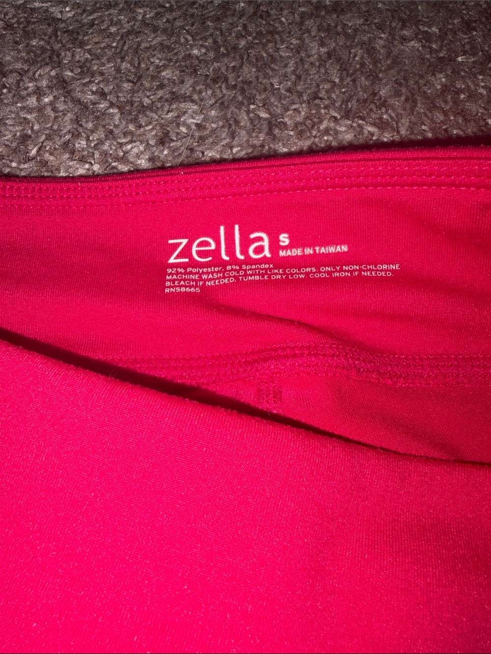Zella Hot Pink Pleated Hem Skater Skirt - Picture 3 of 4